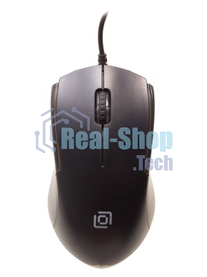 Мышь проводная Oklick 245M черный, 1000 dpi, USB, кнопки - 3