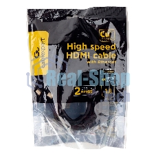 Кабель HDMI Cablexpert CCF2-HDMI4-6, 19M/19M, v2.0, медь, позол.разъемы, экран, 2 фер.кольца, 1,8м, черный, пакет