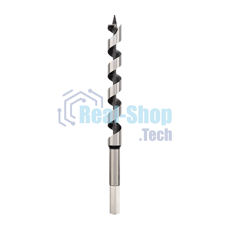 Сверло винтовое по дереву Kranz 8х460 мм, шестигранный хвостовик