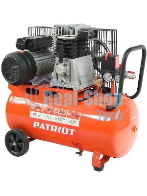 Компрессор поршневой ременной Patriot PTR 50-360I, 360 л/мин, 10 бар, 2200 Вт, 50 л, быстросъемный 1/4