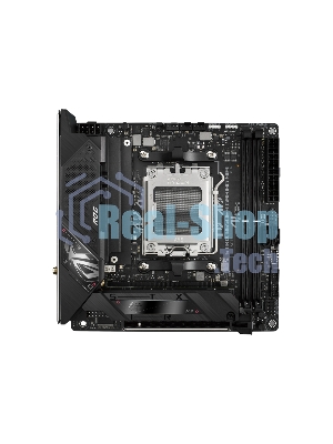 Материнская плата ASUS ROG STRIX B650E-I GAMING WIFI, AM5, AMD B650, 2xDDR5, 2xSATA, 2xM.2, 1xPCIe 5.0 x16, 1xHDMI, 1x 2.5Gb LAN, 4xUSB-A 3.2 Gen 2, 1xUSB-A 3.2 Gen 1, 1xUSB-C 3.2 Gen 2x2, 3x3.5 мм, 7.1, Mini-ITX