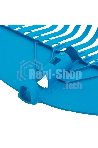 Грабли веерные пластиковые, 485 мм, 23 плоских зуба, усиленные, LUXE Palisad