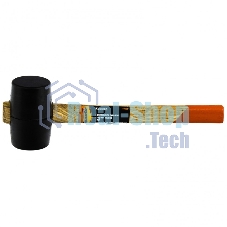 Киянка резиновая Sparta 225 г, черная резина, деревянная рукоятка