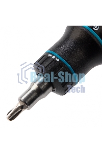 Отвертка реверсивная с револьверным механизмом Gross 11 шт., сталь S2