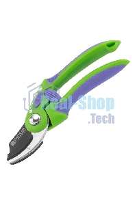 Секатор с наковальней Palisad 215 мм, регулировка захвата, двухкомпонентные рукоятки