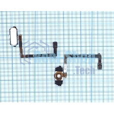Кнопка HOME в сборе с механизмом и шлейфом для Samsung Galaxy S6 SM-G920F, белый