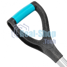 Лопата для уборки снега пластиковая LUXE, 540х375х1520 мм, стальной черенок Palisad