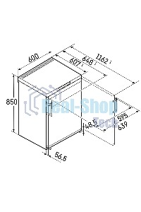 Морозильная камера Liebherr FNsddi 1624-20 001, нержавеющая сталь, 86 л, 4 ящика