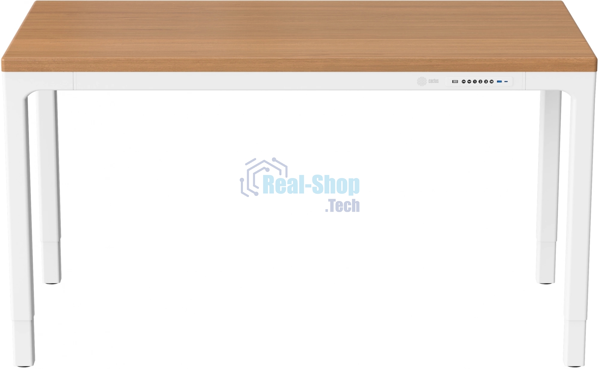Стол компьютерный Cactus CS-ET-WWD столешница МДФ, белый дуб молочный каркас белый