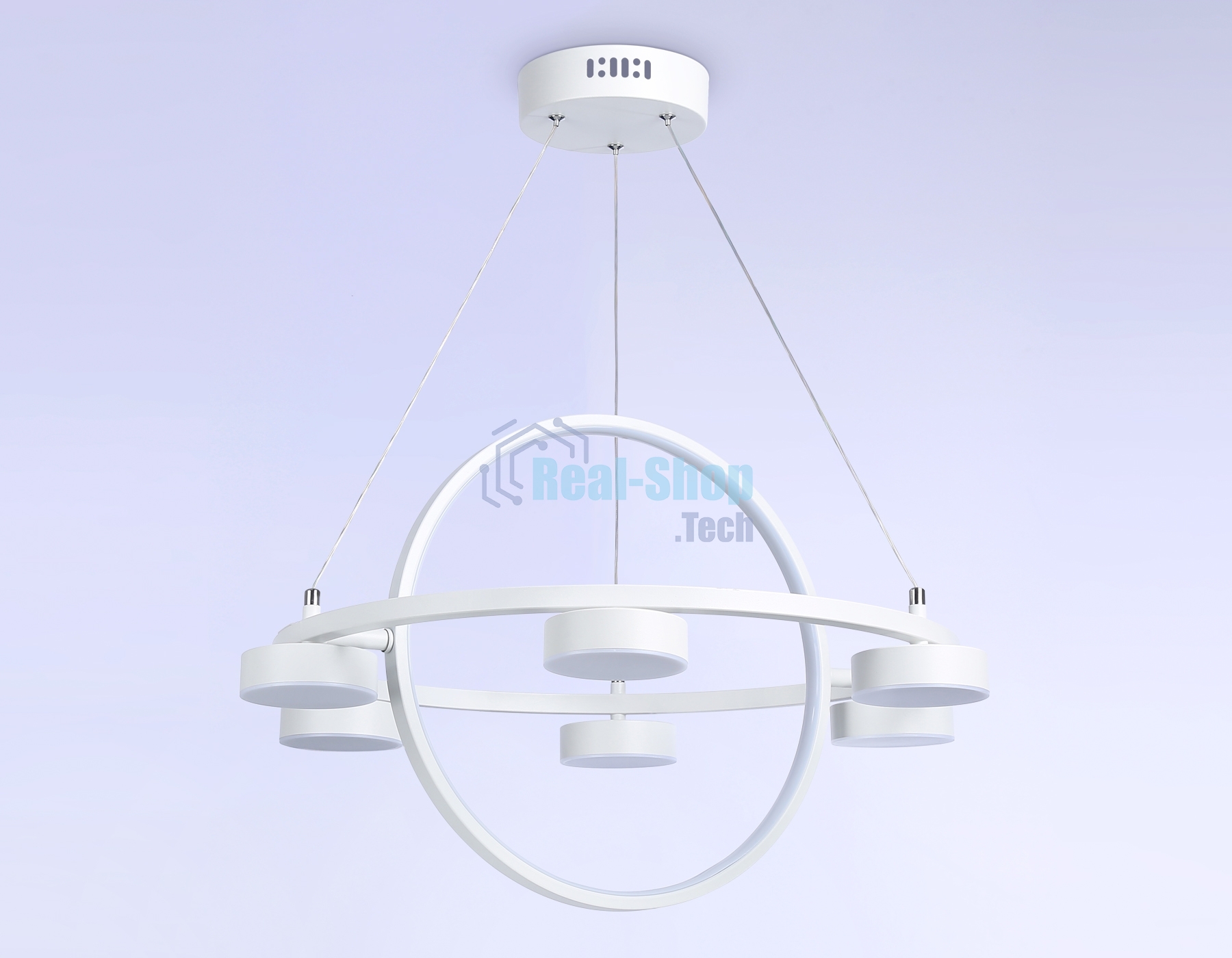Светильник Ambrella light FL51772/2+6 WH белый 3000K/4200K/6400K 58W D600/380*1200 (ПДУ ИК)