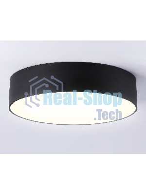 Потолочный светодиодный светильник Ambrella light FV5525 BK черный LED 35W 3000K D300*58 (Без ПДУ)