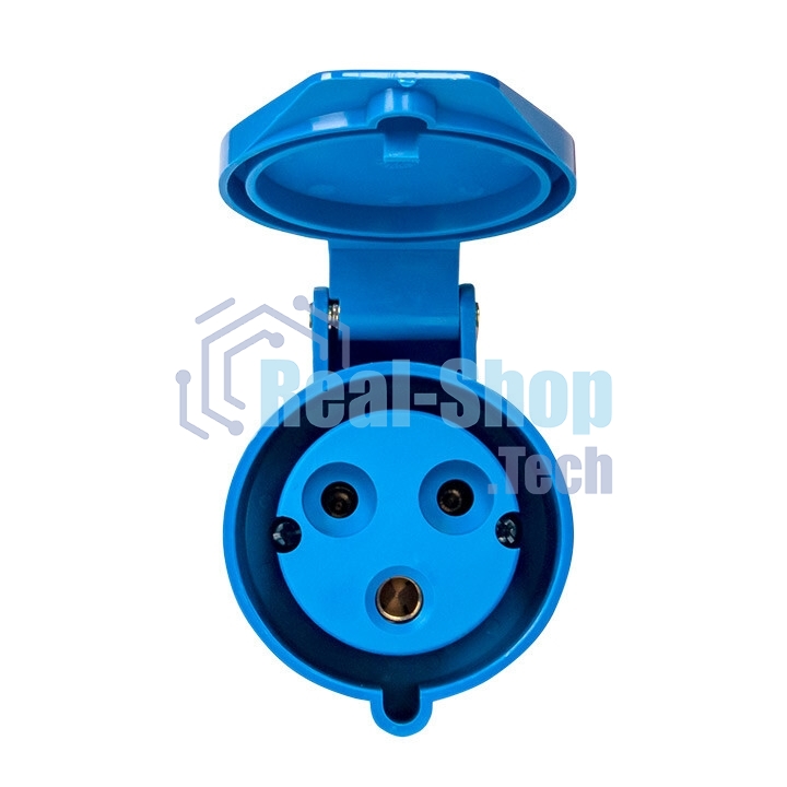 Розетка кабельная 32А 220В 2P+E IP44 (223) EKF ps-223-32-220
