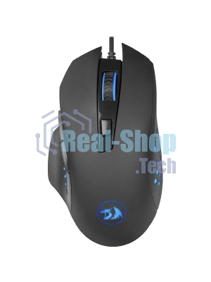 Мышь проводная Redragon Gainer черный, 3200 dpi, USB, кнопки - 6