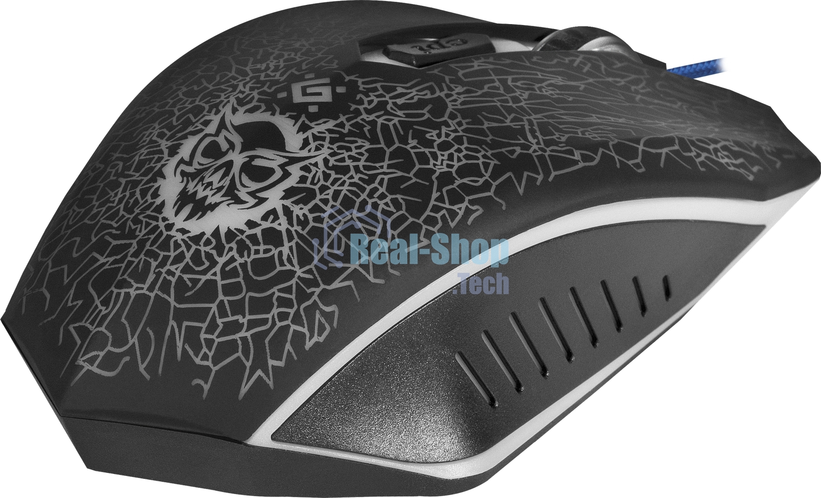 Мышь проводная Defender Shock GM-110L черный, 3200 dpi, USB, кнопки - 6