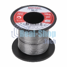 Припой катушка ПОС-61 без канифоли (1,0 мм, 100 г) 09-3121 Rexant