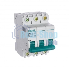 Выключатель автоматический модульный DEKraft 3п C 40А 4.5кА ВА-101 11082DEK