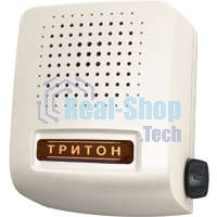 Звонок дверной проводной Соло трель регул. громкости 220В 80-90дБА бел. Тритон СЛ-03Р