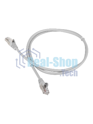 Патч-корд LANMASTER LSZH FTP cat.6, 0.5 м, серый