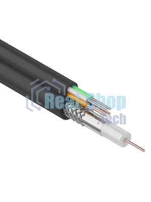 Кабель Rexant ККСВ-П+4х0,5 мм (бухта 100 м) черный