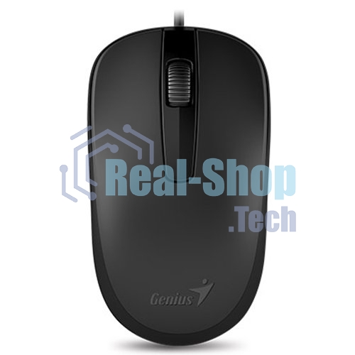 Мышь проводная Genius DX-120 черный, 1000 dpi, USB, кнопки - 3