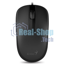 Мышь проводная Genius DX-120 черный, 1000 dpi, USB, кнопки - 3