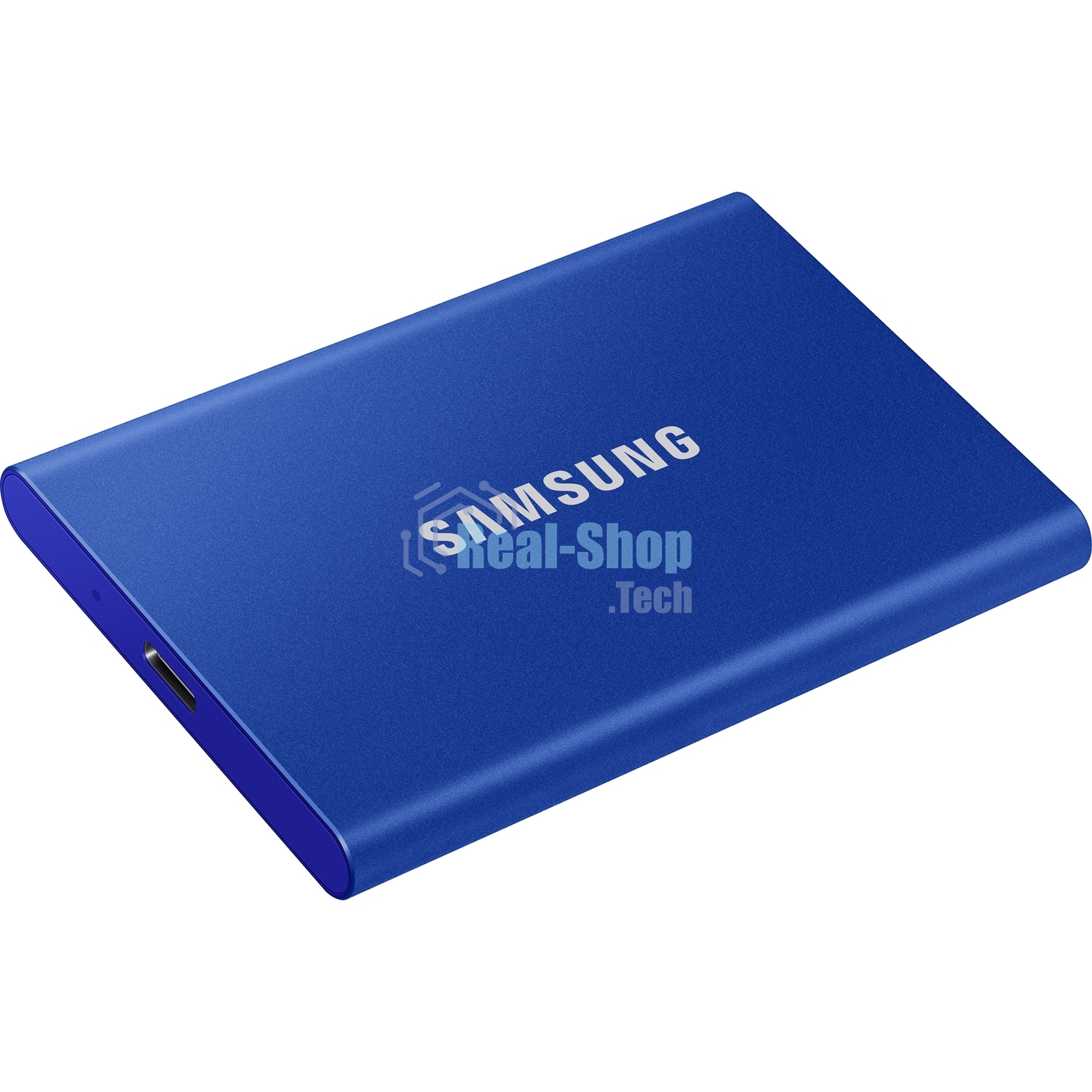 Внешний SSD Samsung T7, 2TB, USB 3.2 Gen 2 Type-C, R/W 1050/1000, синий