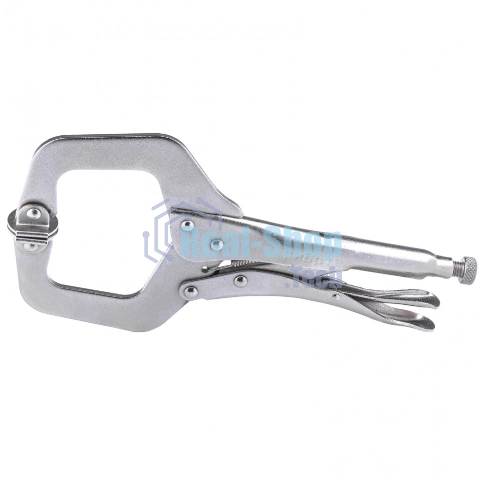 Зажим ручной Сибртех, увеличенный захват, подвижные губки, 270 мм