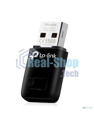Сетевой адаптер TP-Link SOHO TL-WN823N Беспроводной USB мини адаптер 300 Мбит/с стандарта N c кнопкой QSS(Realtec)