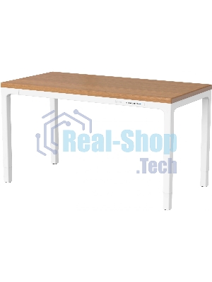 Стол компьютерный Cactus CS-ET-WWD столешница МДФ, белый дуб молочный каркас белый