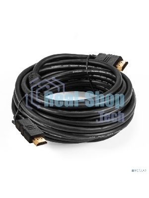 Кабель HDMI ExeGate EX-CC-HDMI2-7.5F (19M/19M, v2.0, 7,5м, 4K UHD, Ethernet, ферритовые кольца, позолоченные контакты)