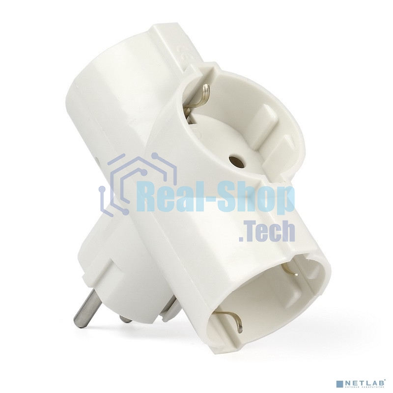 Разветвитель Smartbuy SBE-16-A03-3z 3 гнезда с заземлением круглый 16А 250B