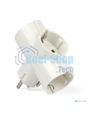 Разветвитель Smartbuy SBE-16-A03-3z 3 гнезда с заземлением круглый 16А 250B