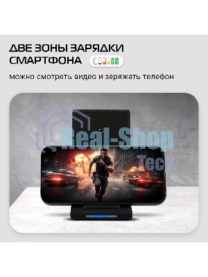 Беспроводное зарядное устройство Buro CWC-QC5 15W 3A (QI) USB-C универсальное черный