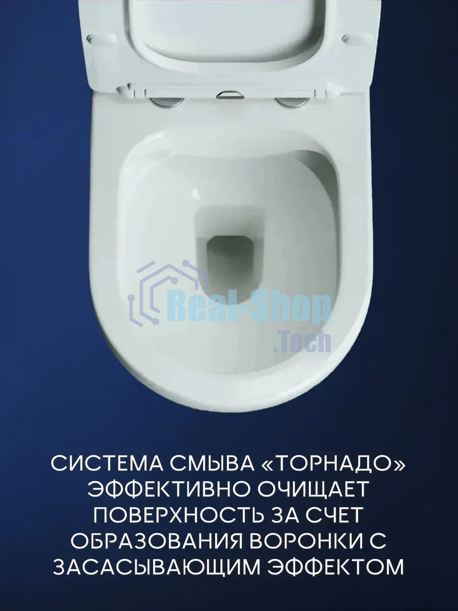 Комплект BAU 6 в 1: инсталляция BAU PRO, унитаз подвесной безободковый Bau Dream 53, сиденье дюропласт микролифт, клавиша BAU Hotel, черная матовая