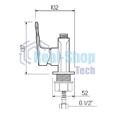 Корпус смесителя для кухни, ø35 SL134-017FK
