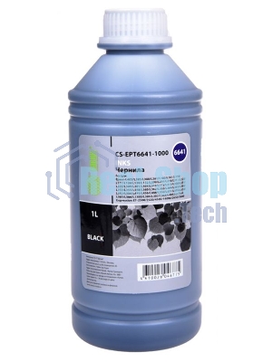 Чернила Cactus CS-EPT6641-1000 черный 1000 мл для Epson L100/L110/L120/L132/L200/L210/L222/L300/L312/L350/L355/L362/L366/L456/L550/L555/L566/L1300