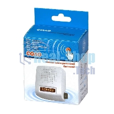 Звонок дверной проводной Соло трель регул. громкости 220В 80-90дБА бел. Тритон СЛ-03Р