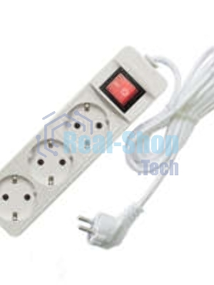 Удлинитель 3х10 м с заземл. 16А IP20 3.5 кВт с выкл. Союз 481S-8310