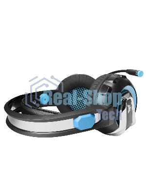 Гарнитура проводная игровая CROWN CMGH-3101 Black&blue