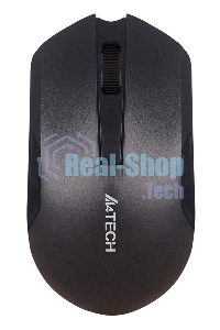 Мышь беспроводная A4Tech G3-200NS черный, 1200 dpi, радиоканал, USB, кнопки - 3
