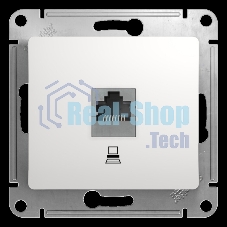 Механизм розетки SCHNEIDER ELECTRIC GSL000181K Glossaкомп. 1-м rj45 белый