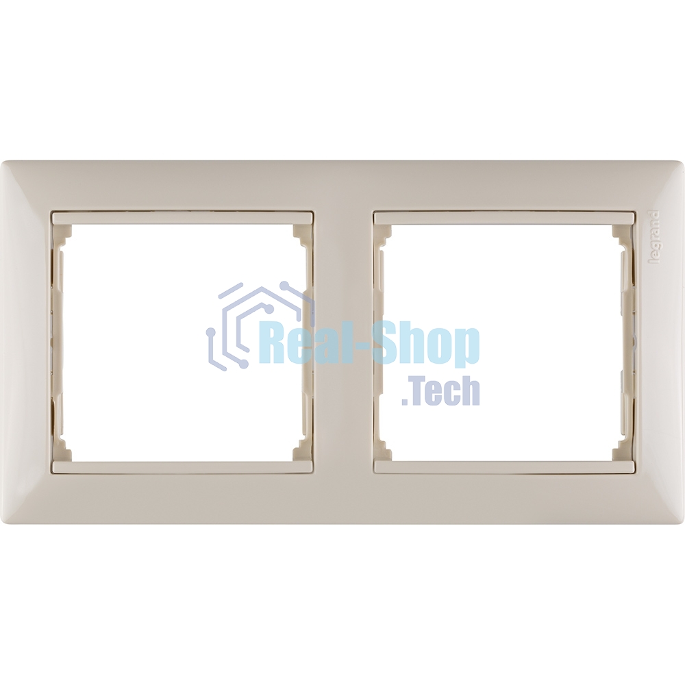 Рамка 2-м Valena горизонт. сл. кость Legrand 774352