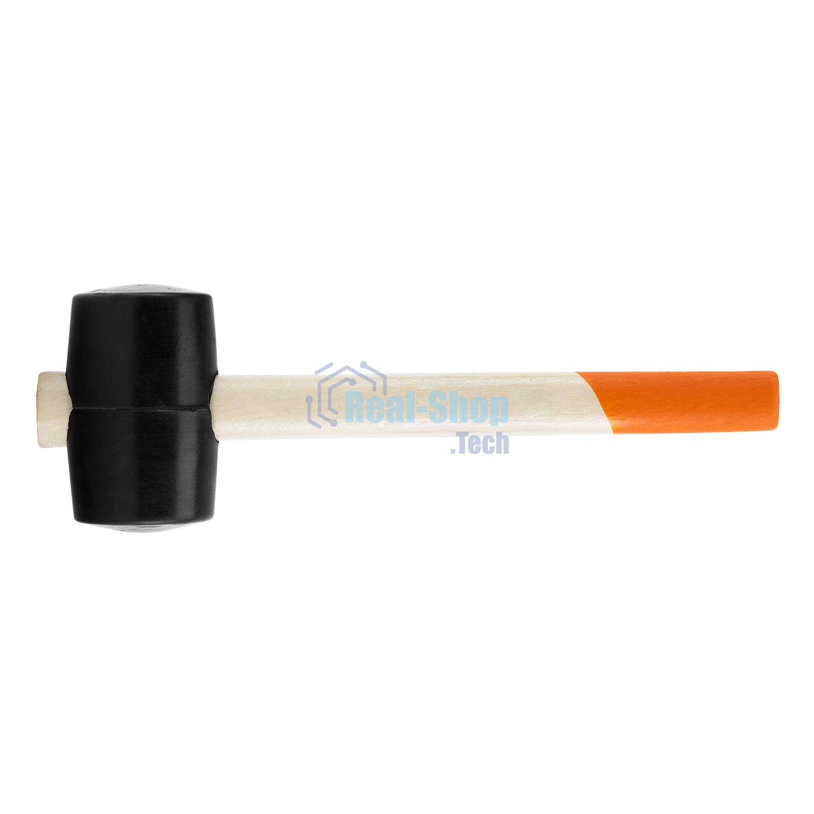 Киянка резиновая Sparta 340 г, черная резина, деревянная рукоятка