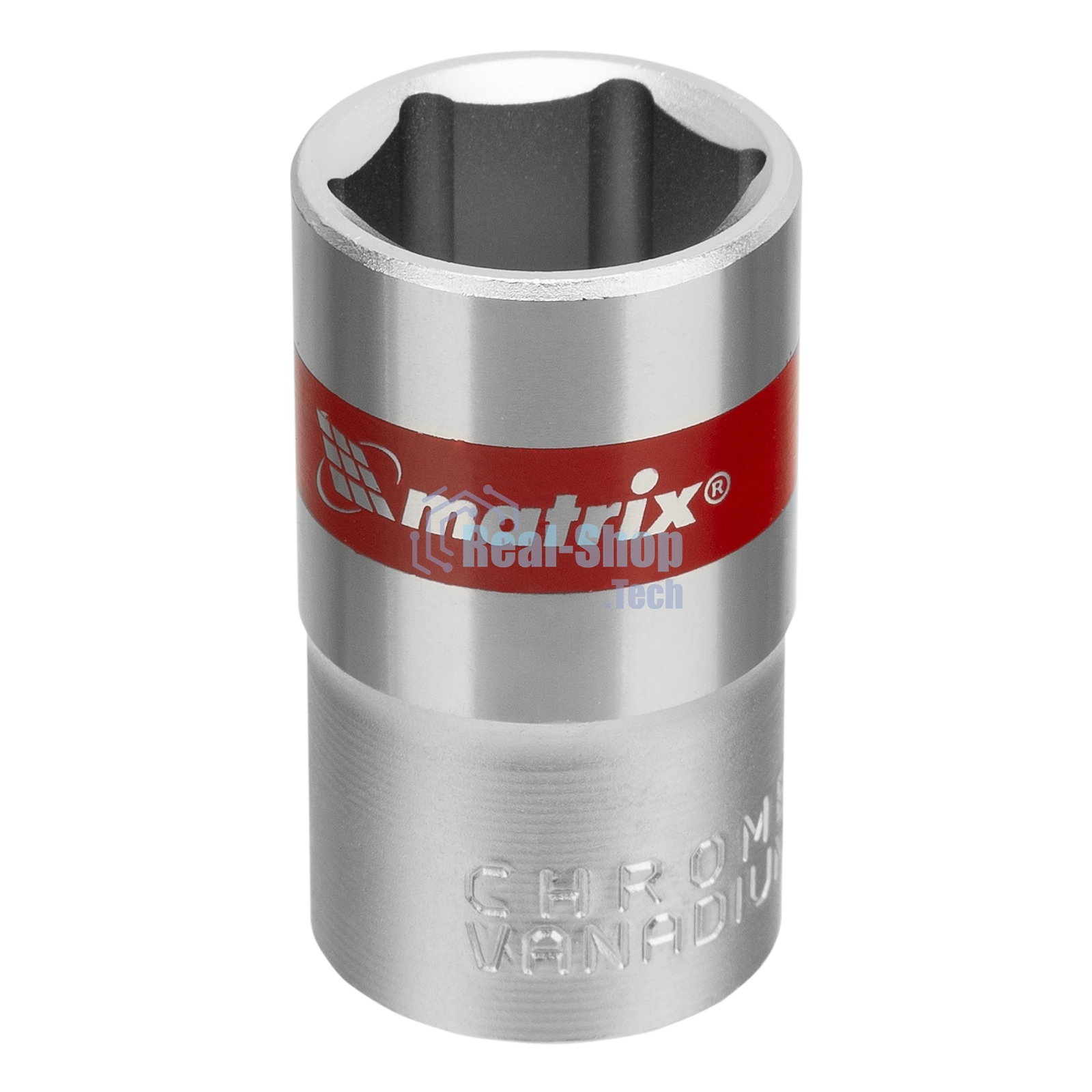 Головка торцевая Matrix, 16 мм, 6-гранная, CrV, под квадрат 1/2