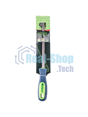 Напильник Сибртех, 150 мм, трехгранный, двухкомпонентная рукоятка, №2