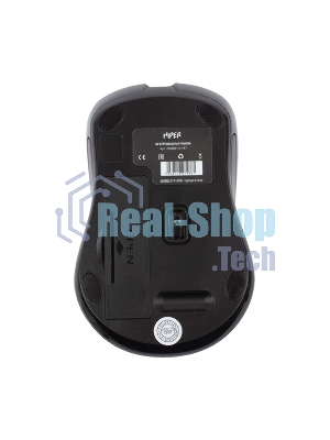 Мышь беспроводная HIPER HOMW-101-BT черный, 1600 dpi, радиоканал, USB, кнопки - 4
