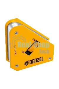 Фиксатор магнитный Denzel отключаемый для сварочных работ усилие 30 LB, 45х90 град.