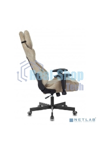 Кресло игровое Бюрократ VIKING KNIGHT LT21 FABRIC песочный крестовина металл/пластик