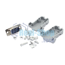 Сборный штекер RS232 DB9 папа