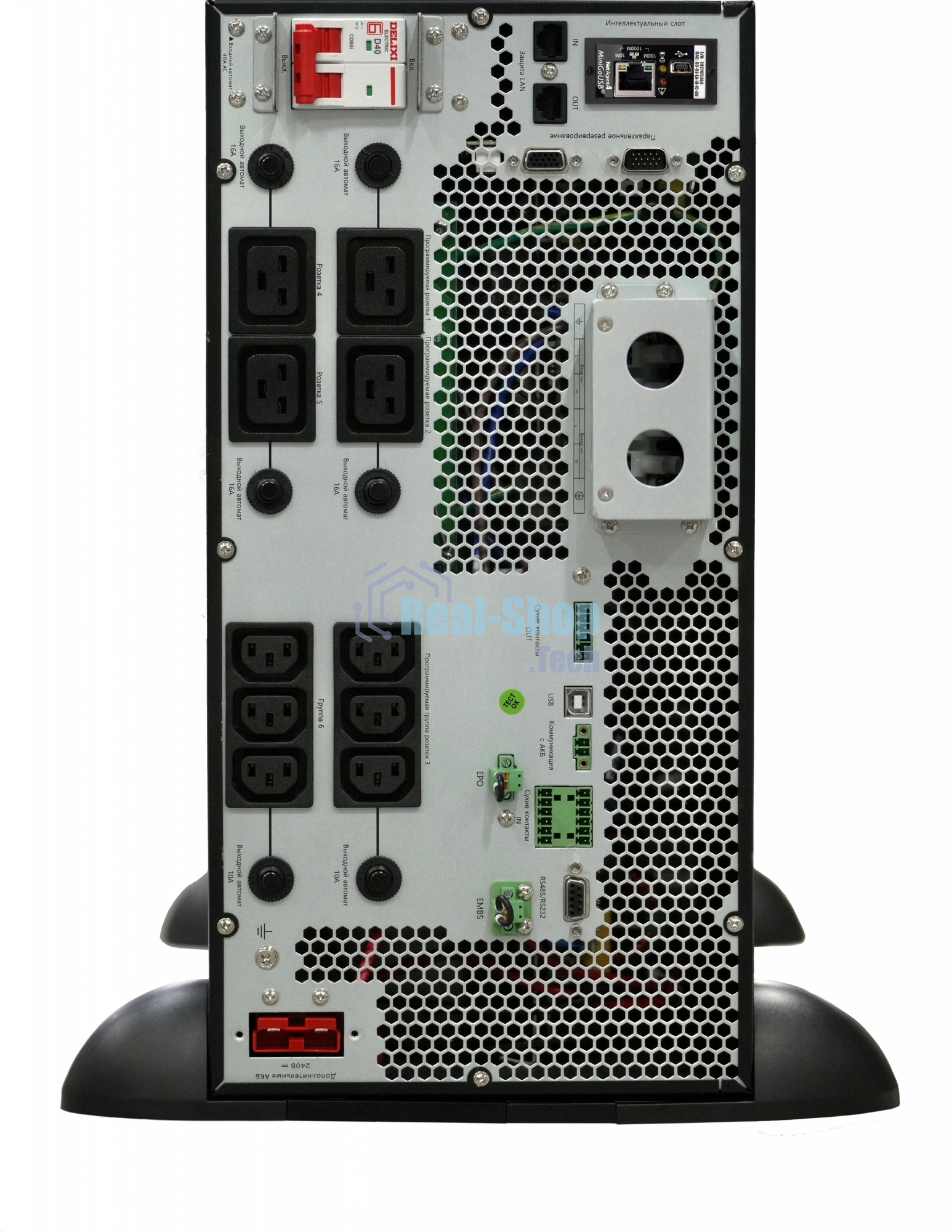 Источник бесперебойного питания Systeme Electriс SRT SRTSE6KRTX LIEC-NC 6000Вт 6000ВА черный